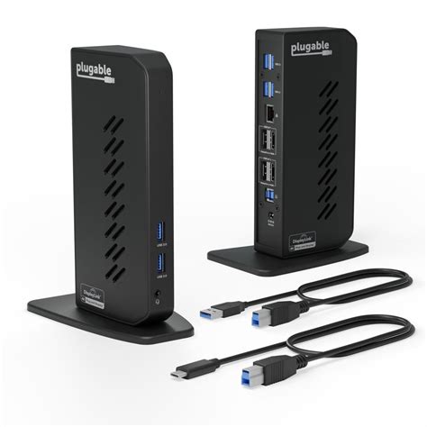 Plugable Dual 4K Display HDMI or DisplayPort Universal Docking Station – Plugable Technologies