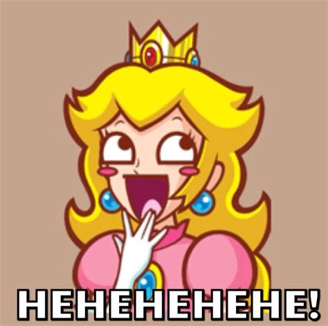 Princess Peach Funny Meme - hehehehe ! - kinda creepy also d: | Funny ...