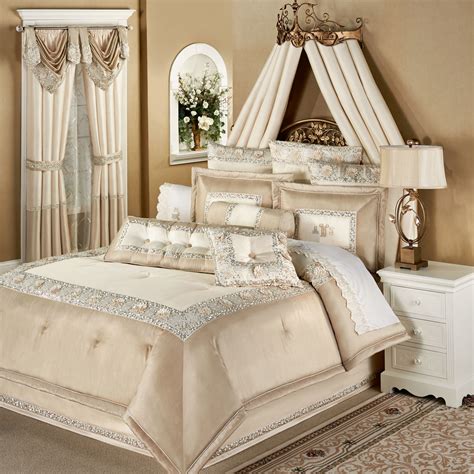 Elegante Faux Silk Luxury Comforter Bedding | Elegant bedroom ...