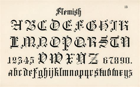 Flemish style fonts from Draughtsman's Alphabets by He… | Flickr