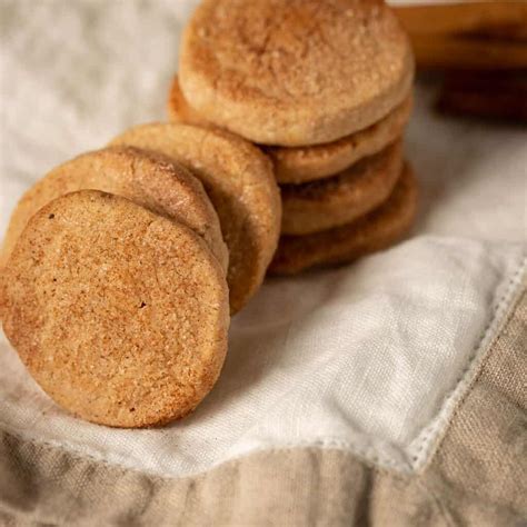 Cinnamon Shortbread Cookies [Slice & Bake!] - Cup of Zest