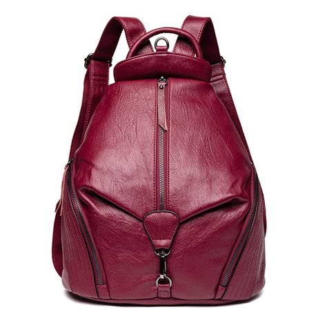 Women Anti-Theft Leather Backpack Kadell Fashion Ladies Purse Anti ...