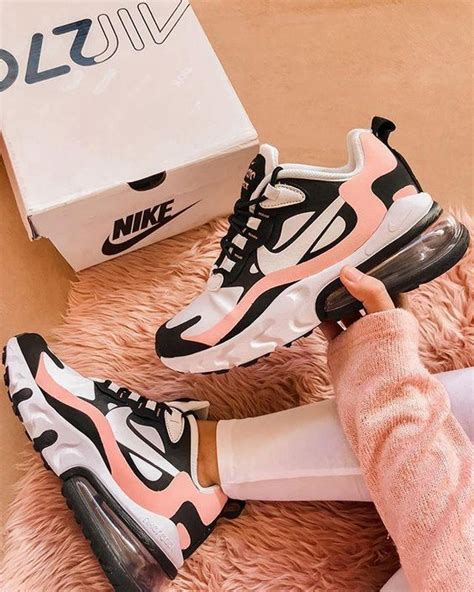 Womens Nike Air Max 270 React “Bleached Coral” | Nike shoes women ...