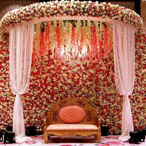 Indian Wedding Stage Decoration Cost | Shelly Lighting