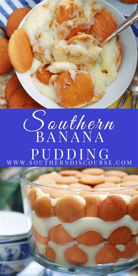 Banana Pudding Desserts, Southern Banana Pudding, Homemade Banana Pudding, Banana Recipes, Easy ...