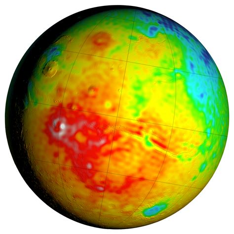 Newly Detailed Map of Mars' Crustal Thickness – NASA’s Mars Exploration Program