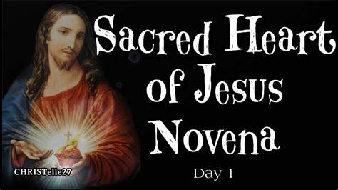 SACRED HEART OF JESUS NOVENA : Day 1 (Complete) - YouTube in 2021 ...