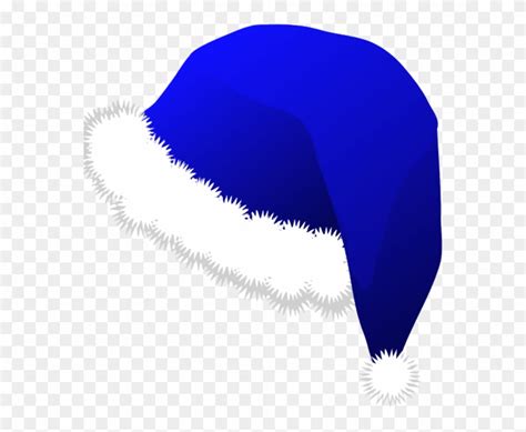 Blue Santa Claus Clipart - Blue Santa Hat Png Transparent Png (#446357) - PinClipart