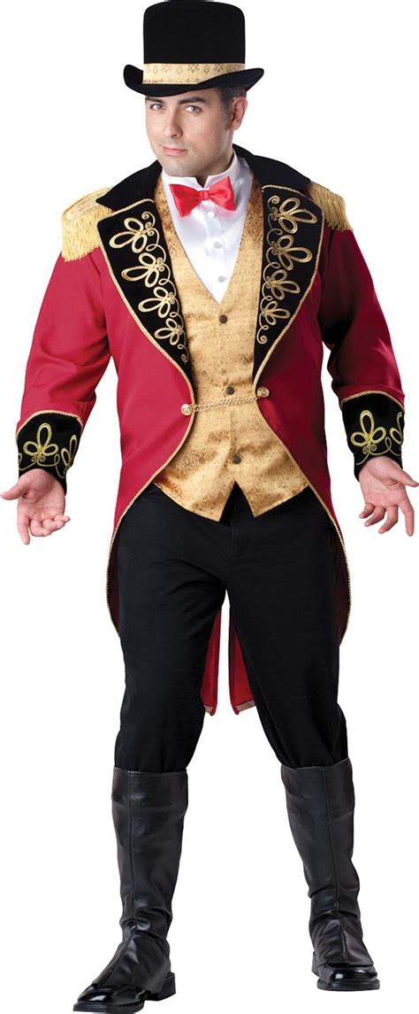 Ring Master Xxl in 2020 | Ringmaster costume, Circus costume, Adult ...