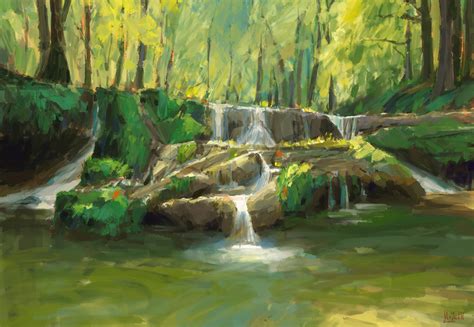 HARIS MUJKIC — Serene Waterfall Photo study ...