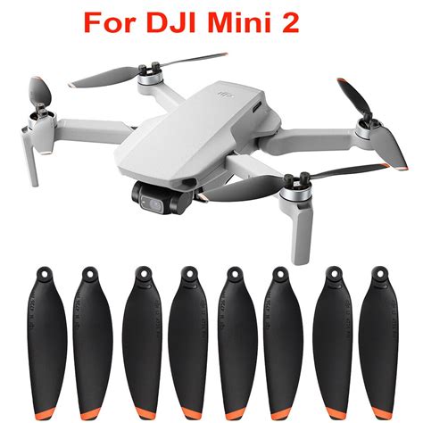 8pcs DJI Mini 2 Propellers Low Noise Light Weight Propellers Wing Blade ...