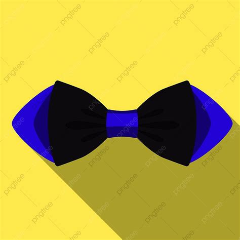 Bow Tie Gift Vector Art PNG, Black Violet Bow Tie Icon, For, Design ...