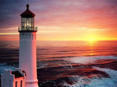 Beautiful Lighthouses at Sunset , Backgrounds, lighthouse at sunset HD ...