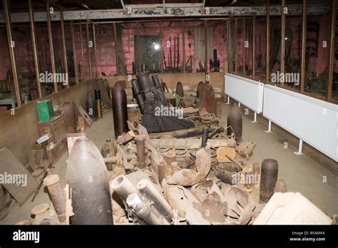 First World War Museum at Sanctuary Wood, Hill 62 near Ypres, Flanders, Belgium Stock Photo - Alamy