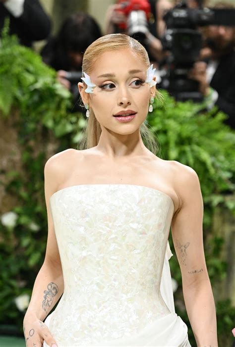 Ariana Grande Shines in Iridescent Ensemble at the Met Gala in New York ...