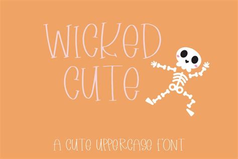 Wicked Cute, Cute Handwritten Halloween Font for Cricut