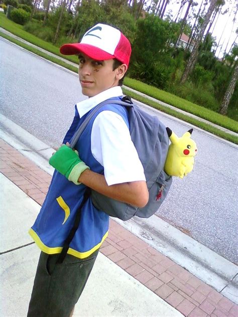 Ash Ketchum - Pokemon Costume | Pokemon costumes, Ash pokemon costume ...