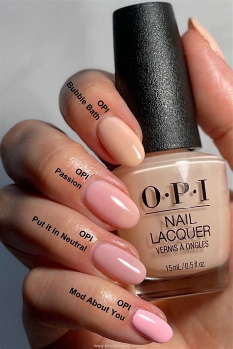 OPI Bubble Bath Comparisons in 2023 | Opi nail polish colors, Opi gel nails, Opi nail colors