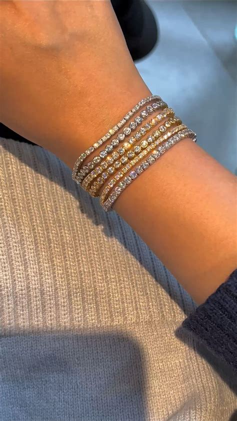 Diamond bracelet. Tennis bracelets. Bracelets stack. Bezel bracelet. Diamond tennis bracelet ...