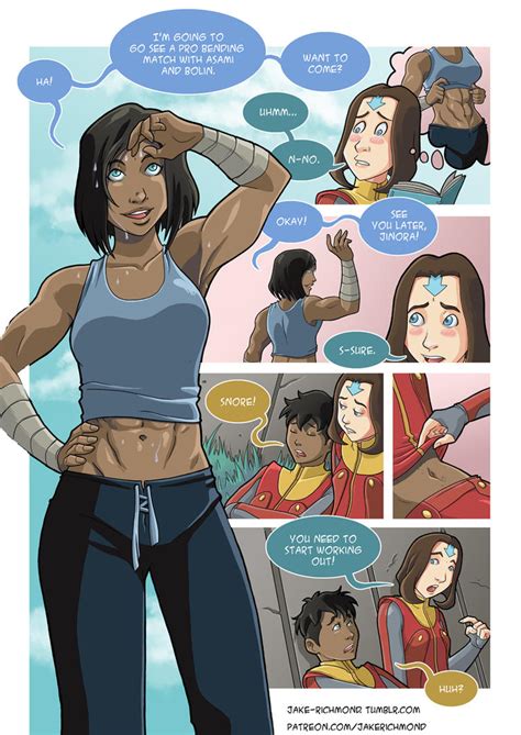 Asami loves Korra: Workout, part 2 by JakeRichmond on DeviantArt