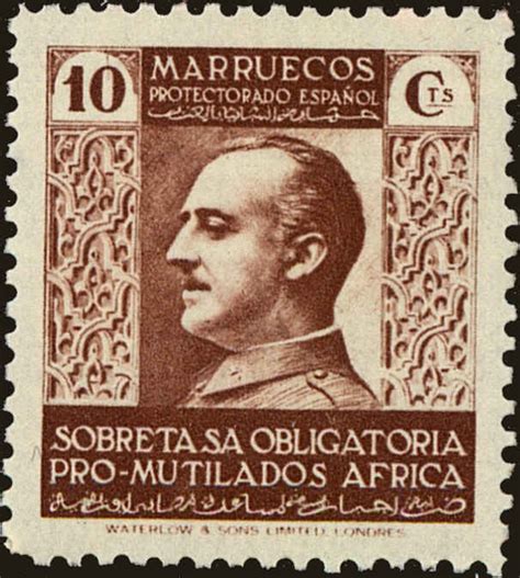 Spanish Morocco 1938 - General Francisco Franco | Stamp collecting ...