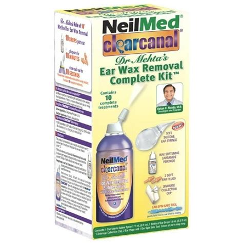 NeilMed Clearcanal Ear Wax Removal Complete Kit, 6 Oz. - Walmart.com ...