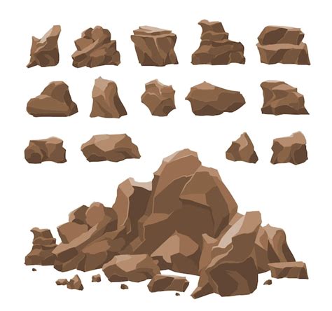 Stone rocks Vectors & Illustrations for Free Download | Freepik