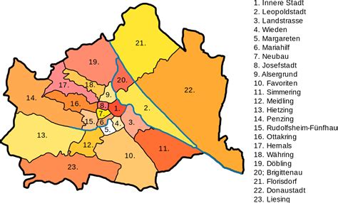 Viennese Bezirke (district) names | City guide, Vienna, Eurotrip