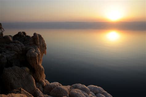 Sunset Dead Sea (1) | Dead Sea | Pictures | Geography im Austria-Forum