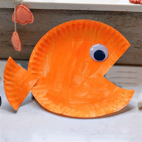 Easy Paper Plate Fish Craft for Kids | Kid Friendly Things To Do