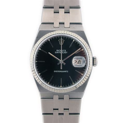 Rolex Stainless Steel Mens OysterQuartz Datejust