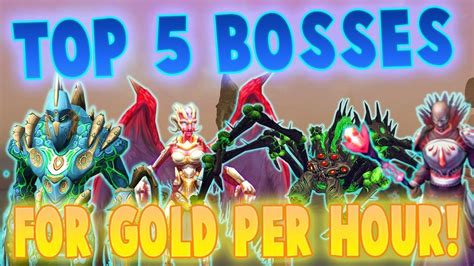 Runescape 2017 | Top 5 Bosses for GP/hr! | 30m gp/hr?! - YouTube