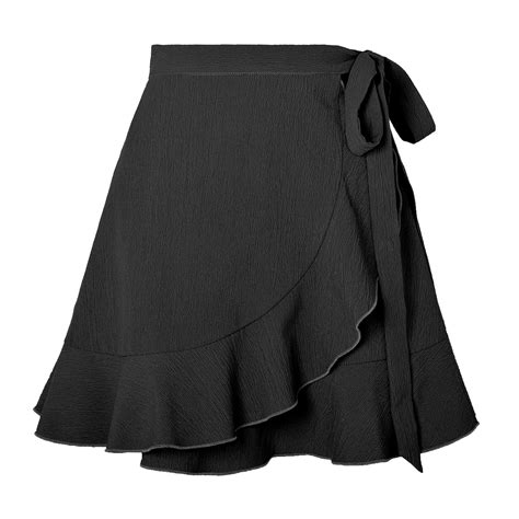 hoksml Women Casual Skirts,Women's Fashion Sequins Solid Color High Waist Stretch Short Skirt ...