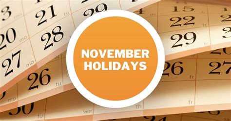 November Holidays And Observances In 2024 [Calendar]