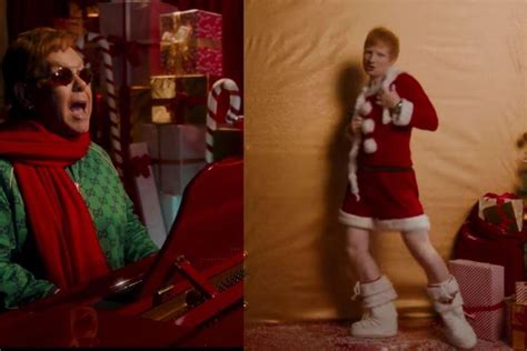 Ed Sheeran and Elton John's viral Christmas song has some epic merry ...