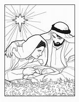 Free Printable Nativity Coloring Pages For Kids sketch template