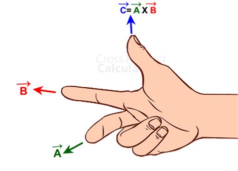 Right Hand Rule For Cross Product - Cross Product Calculator ( Vector )