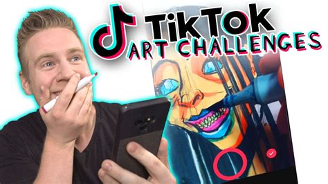 These TikTok Art Challenges are SO FUN!! - YouTube