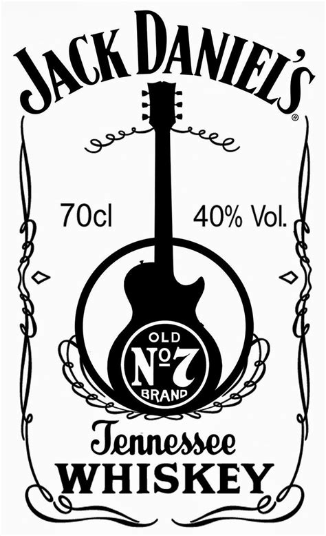 logo-jack-daniels-guitarra.jpg 900×1,479 pixeles | Quadro para bar ...