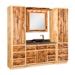 Rustic Log Cabin Bathroom Vanity From DutchCrafters Amish Furniture