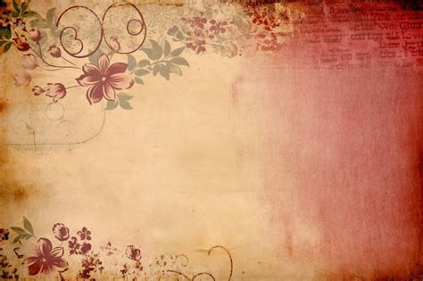 Premium Photo | Vintage floral pattern background