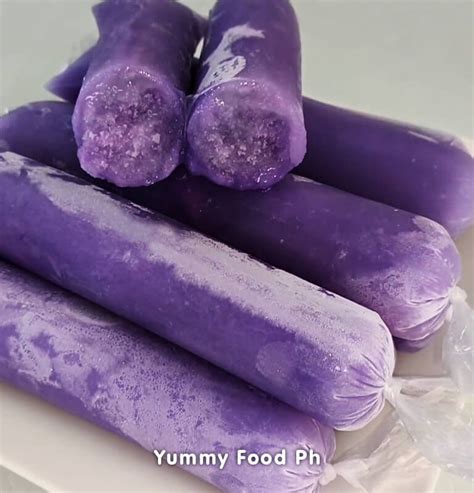 Ube Ice Candy Recipe (Filipino Ice Pops) » Yummy Food Ph