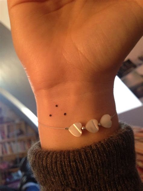 3 Dot Tattoo Meaning - 8 Small Tattoos That Mean Big Things Tattoodo ...