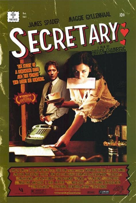 secretary Movie Poster (#2 of 4) - IMP Awards