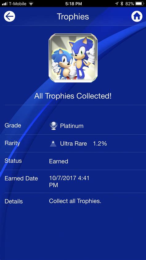 [SONIC GENERATIONS] #40 Was missing one trophy for months, finally got around to it : r/Trophies