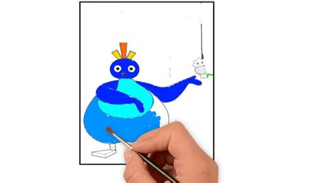 Coloring Twirlywoos BigHoo Painting for toddlers and drawing for kids - YouTube - YouTube