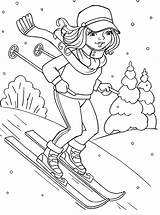 Winter Sports Coloring Pages To Download And Print For Free sketch template