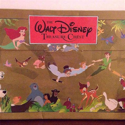 the walt and disney characters are depicted on this cardboard box