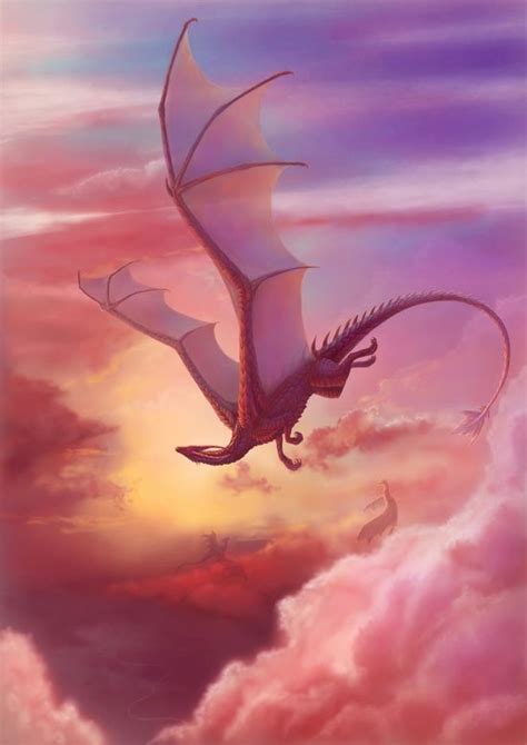 Fantasy Flying Dragon Art