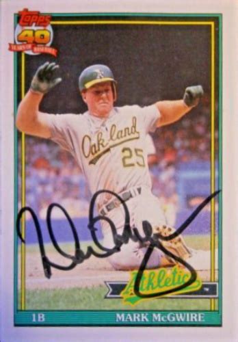 Mark McGwire Autographs and Memorabilia | Sports, Baseball